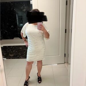 Jessica Howard Cream Mini Dress